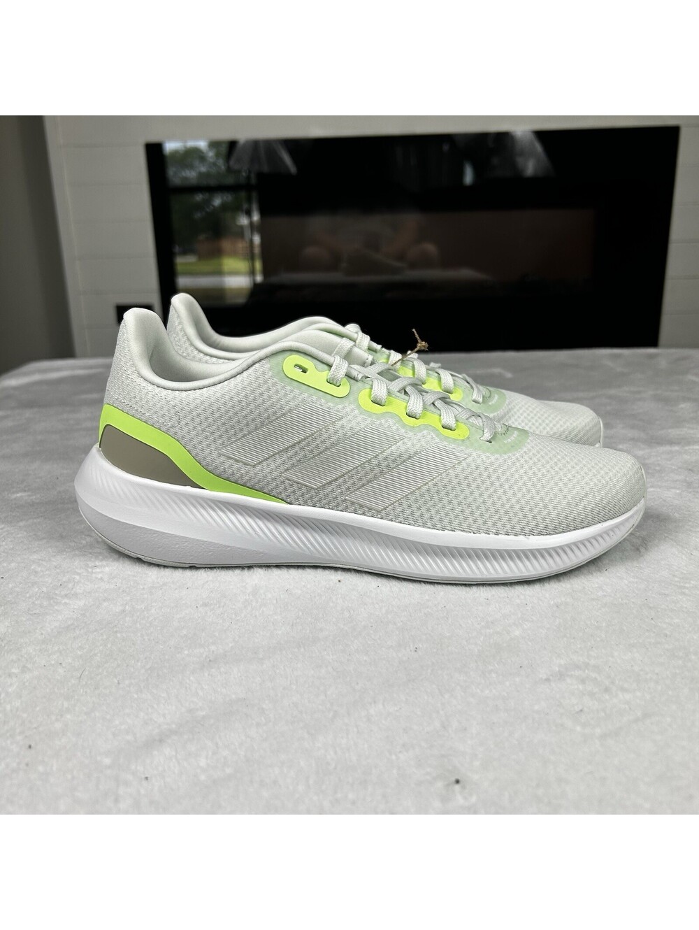 Adidas Runfalcon 3.0 Shoes Womens Size 10 White Green Running Sneakers IE0750 - Picture 7 of 11